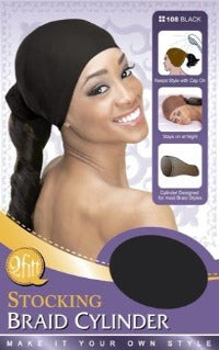 Qfitt Stocking Braid Cylinder - Black 