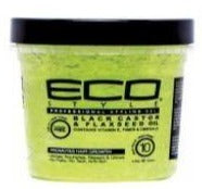 Eco Styling Gel [Black Castor Flaxseed Oil] - 8oz