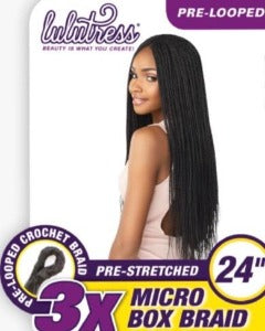 Lulutress 3X Micro Box Braid 24
