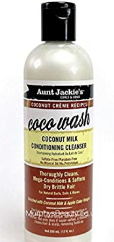 Aunt Jackie's Coconut Creme Coco Wash Coconut Milk Conditioning Cleanser - 12oz